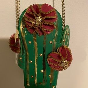 Brand new Betsey Johnson cactus purse